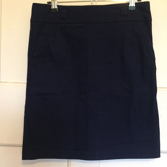 SES NAVY SRAIGHT SKIRT | sz10 with pockets - Picture 15 of 16